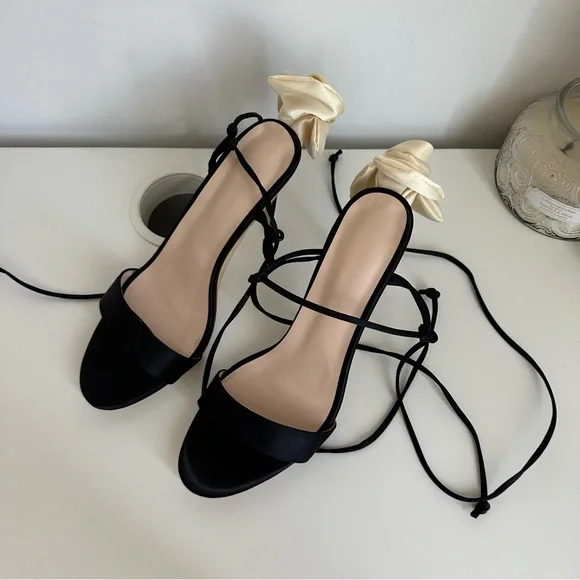 Magda style cream rose heels - Picture 5 of 6